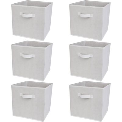 Charles Jacobs - 3 Tier 6 Cube - White - Bookcase Charles Jacobs - 3 Tier 6 Cube - White - Bookcase