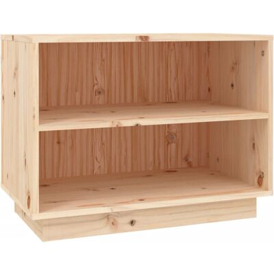 vidaXL Solid Wood Pine Shoe Cabinet - Sturdy Storage Solution vidaXL Solid Wood Pine Shoe Cabinet - Sturdy Storage Solution
