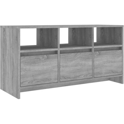 vidaXL - TV Cabinet - Grey Sonoma - Engineered Wood - TV Cabinet vidaXL - TV Cabinet - Grey Sonoma - Engineered Wood - TV Cabinet
