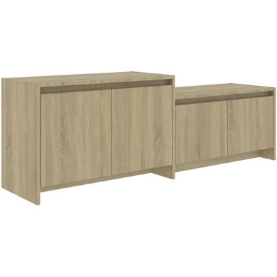 vidaXL - Sonoma Oak - Engineered Wood - TV Cabinet vidaXL - Sonoma Oak - Engineered Wood - TV Cabinet