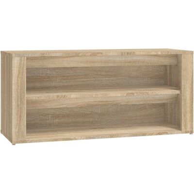 vidaXL Sonoma oak Shoe Rack - Shoe Storage - Hallway Shoe Cabinet - 100x35x45 cm vidaXL Sonoma oak Shoe Rack - Shoe Storage - Hallway Shoe Cabinet - 100x35x45 cm