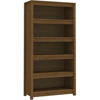 vidaXL Solid Pine Book Cabinet - Large Storage & Modern Design vidaXL Solid Pine Book Cabinet - Large Storage & Modern Design