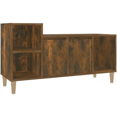 vidaXL Smoked Oak TV Cabinet Engineered Wood - TV Cabinet vidaXL Smoked Oak TV Cabinet Engineered Wood - TV Cabinet