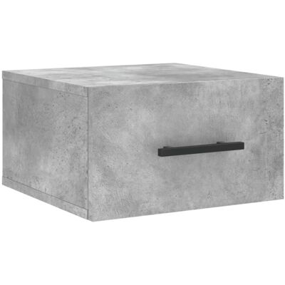 (concrete grey, 1 pcs) vidaXL Wall-mounted Bedside Cabinets Side Table Bedstand (concrete grey, 1 pcs) vidaXL Wall-mounted Bedside Cabinets Side Table Bedstand