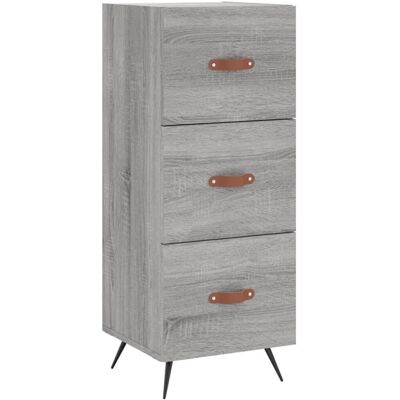 vidaXL Grey Sonoma Sideboard - Engineered Wood Storage Cabinet vidaXL Grey Sonoma Sideboard - Engineered Wood Storage Cabinet