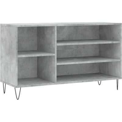 vidaXL Concrete Grey Shoe Cabinet - Shoe Storage Rack vidaXL Concrete Grey Shoe Cabinet - Shoe Storage Rack