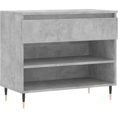 vidaXL Concrete Grey Shoe Cabinet - Shoe Storage Rack vidaXL Concrete Grey Shoe Cabinet - Shoe Storage Rack