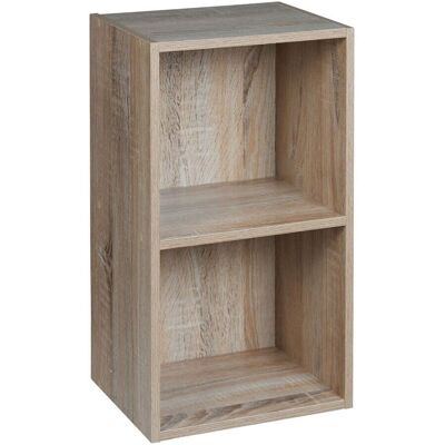 URBN Living - Antique Oak Bookcase - 2 Shelf - Wood - Bookcase URBN Living - Antique Oak Bookcase - 2 Shelf - Wood - Bookcase