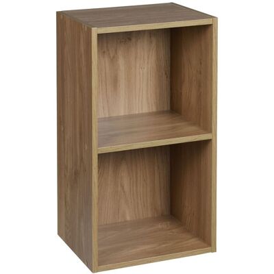 URBN Living - Oak 2-Shelf - Wood - Shelves - Bookcase URBN Living - Oak 2-Shelf - Wood - Shelves - Bookcase