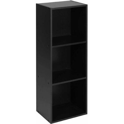 URBN Living - 3-Shelf - Black - Wood - Bookcase URBN Living - 3-Shelf - Black - Wood - Bookcase