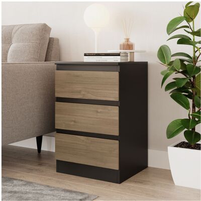 URBN Living - Skagen - Black & Oak - Chest of drawers URBN Living - Skagen - Black & Oak - Chest of drawers