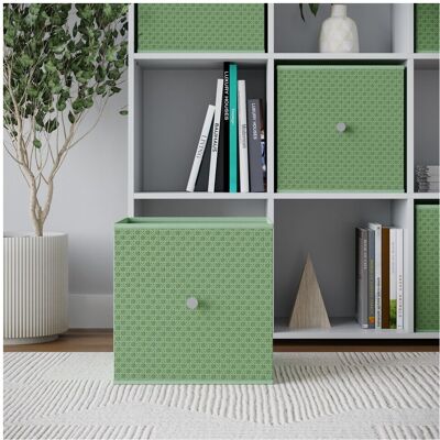 URBN Living - Pastel Green Cube - Storage Cube URBN Living - Pastel Green Cube - Storage Cube
