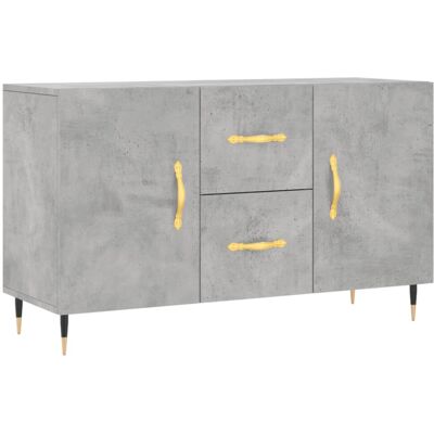 vidaXL Sideboard Concrete Grey - Storage Side Cabinet vidaXL Sideboard Concrete Grey - Storage Side Cabinet