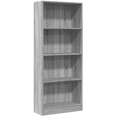 (grey sonoma, 60 x 24 x 143 cm) vidaXL Book Cabinet Display Rack Bookshelf Stora (grey sonoma, 60 x 24 x 143 cm) vidaXL Book Cabinet Display Rack Bookshelf Stora