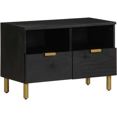 vidaXL TV Cabinet Black 70x33x46 cm - TV Cabinet vidaXL TV Cabinet Black 70x33x46 cm - TV Cabinet