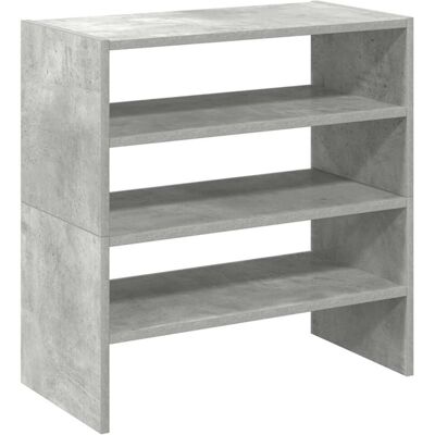 (concrete grey, 2 pcs) vidaXL Shoe Racks Stackable Shoe Cabinet Shoe Storage She (concrete grey, 2 pcs) vidaXL Shoe Racks Stackable Shoe Cabinet Shoe Storage She