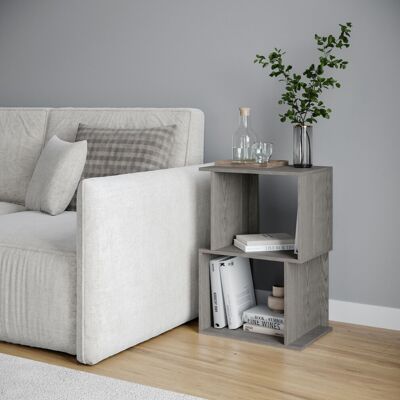URBN Living - Cedar Grey 40cm - 2 Tier - Wooden - Bookcase URBN Living - Cedar Grey 40cm - 2 Tier - Wooden - Bookcase