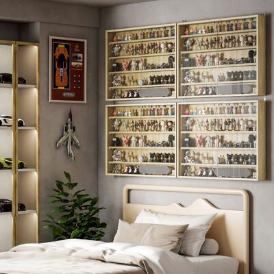 HOMCOM Oak 5-Tier Wall Shelf - Wall Shelf HOMCOM Oak 5-Tier Wall Shelf - Wall Shelf
