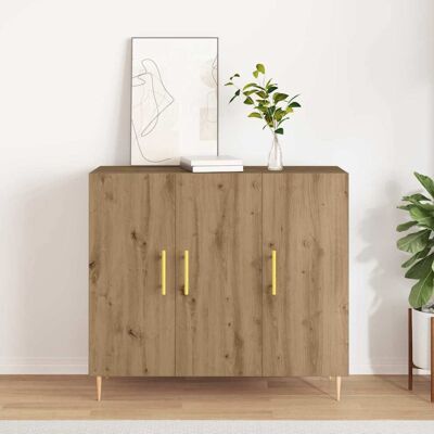 Vidaxl Artisan Roble 90x34x80 cm Sideboard - Sideboard Vidaxl Artisan Roble 90x34x80 cm Sideboard - Sideboard