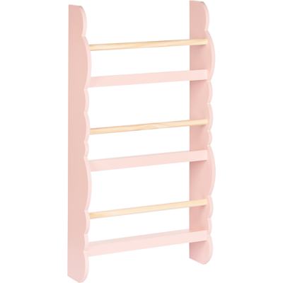 Beliani Rigolet Wall Shelf - Scandinavian Pink 3 Shelves Beliani Rigolet Wall Shelf - Scandinavian Pink 3 Shelves