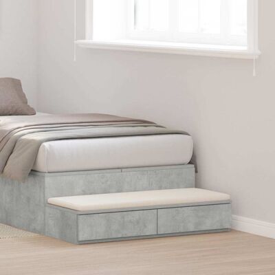 Vidaxl - Cajones gris concreto - 90x36.5x16.5 cm - Bedside table Vidaxl - Cajones gris concreto - 90x36.5x16.5 cm - Bedside table