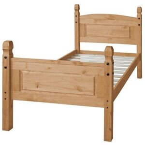 Mercers Furniture Corona 3'0" High Foot End Bed Frame Solid Pine Bedroom Furniture Mercers Furniture Corona 3'0" High Foot End Bed Frame Solid Pine Bedroom Furniture