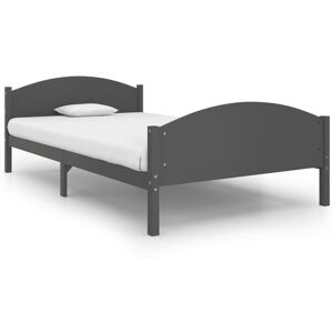 (dark grey, 120 x 200 cm) vidaXL Solid Pine Wood Bed Frame Bedroom Furniture Mul (dark grey, 120 x 200 cm) vidaXL Solid Pine Wood Bed Frame Bedroom Furniture Mul