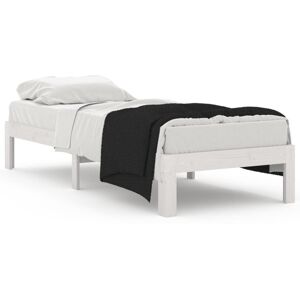 (white, 2ft6 small single) vidaXL Solid Wood Pine Bed Frame Bed Base Furniture M (white, 2ft6 small single) vidaXL Solid Wood Pine Bed Frame Bed Base Furniture M