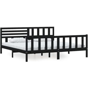 (black, 200 x 200 cm) vidaXL Bed Frame Bed Base Bedstead Bedroom Mattress Founda (black, 200 x 200 cm) vidaXL Bed Frame Bed Base Bedstead Bedroom Mattress Founda