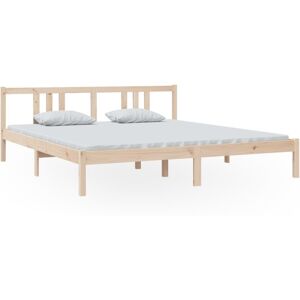 vidaXL Solid Wood Bed - 180x200 cm - Super King vidaXL Solid Wood Bed - 180x200 cm - Super King