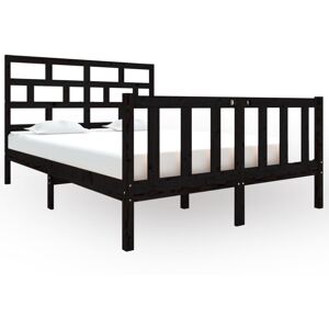 (black, 135 x 190 cm) vidaXL Bed Frame Bed Base Bedstead Bedroom Mattress Founda (black, 135 x 190 cm) vidaXL Bed Frame Bed Base Bedstead Bedroom Mattress Founda
