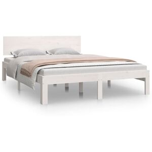 (white, 5ft king size) vidaXL Bed Frame Bedroom Bed Base Bedstead Mattress Found (white, 5ft king size) vidaXL Bed Frame Bedroom Bed Base Bedstead Mattress Found