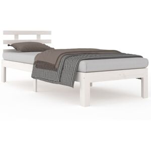 vidaXL Bed Frame White 90x190cm - Bed Frame vidaXL Bed Frame White 90x190cm - Bed Frame