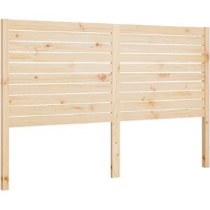vidaXL Headboard 141x4x100 cm Solid Pine Wood Brown - Headboard vidaXL Headboard 141x4x100 cm Solid Pine Wood Brown - Headboard