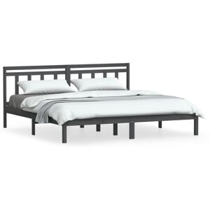 (grey, 200 x 200 cm) vidaXL Bed Frame Bed Base Bedstead Bedroom Mattress Foundat (grey, 200 x 200 cm) vidaXL Bed Frame Bed Base Bedstead Bedroom Mattress Foundat