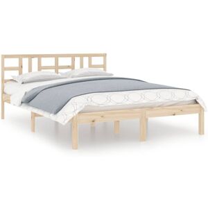 (brown, 120 x 190 cm) vidaXL Solid Wood Bed Frame Bedroom Bedstead Bed Base Mult (brown, 120 x 190 cm) vidaXL Solid Wood Bed Frame Bedroom Bedstead Bed Base Mult