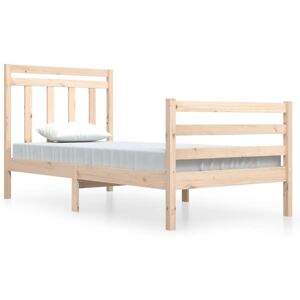 (brown, 90 x 200 cm) vidaXL Solid Wood Bed Frame Bedroom Bedstead Bed Base Multi (brown, 90 x 200 cm) vidaXL Solid Wood Bed Frame Bedroom Bedstead Bed Base Multi