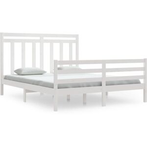 (white, 160 x 200 cm) vidaXL Solid Wood Bed Frame Bedroom Bedstead Bed Base Mult (white, 160 x 200 cm) vidaXL Solid Wood Bed Frame Bedroom Bedstead Bed Base Mult