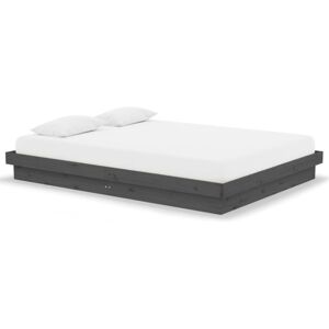 (grey, 135 x 190 cm) vidaXL Solid Wood Pine Bed Frame Wooden Home Platform Bed M (grey, 135 x 190 cm) vidaXL Solid Wood Pine Bed Frame Wooden Home Platform Bed M
