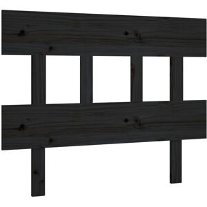 (black, 103.5 x 3 x 81 cm) vidaXL Solid Wood Pine Bed Headboard Home Bed Header (black, 103.5 x 3 x 81 cm) vidaXL Solid Wood Pine Bed Headboard Home Bed Header