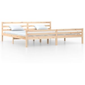 (brown, 200 x 200 cm) vidaXL Solid Wood Bed Frame Bedroom Bedstead Bed Base Mult (brown, 200 x 200 cm) vidaXL Solid Wood Bed Frame Bedroom Bedstead Bed Base Mult