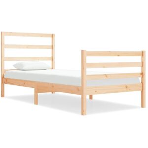 (brown, 90 x 190 cm) vidaXL Solid Wood Pine Bed Frame Wooden Bedstead Bed Base M (brown, 90 x 190 cm) vidaXL Solid Wood Pine Bed Frame Wooden Bedstead Bed Base M