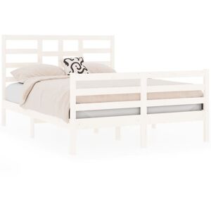 (white, 140 x 190 cm) vidaXL Bed Frame Bed Base Bedstead Bedroom Mattress Founda (white, 140 x 190 cm) vidaXL Bed Frame Bed Base Bedstead Bedroom Mattress Founda