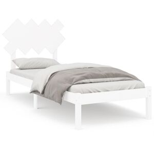 (white, 90 x 200 cm) vidaXL Solid Wood Bed Frame Home Wooden Bed Base Bedstead M (white, 90 x 200 cm) vidaXL Solid Wood Bed Frame Home Wooden Bed Base Bedstead M