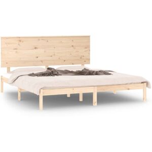 vidaXL Solid Wood Pine Bed Frame - Bed Type vidaXL Solid Wood Pine Bed Frame - Bed Type