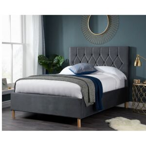 Birlea Luxton Double Bed-Grey Birlea Luxton Double Bed-Grey