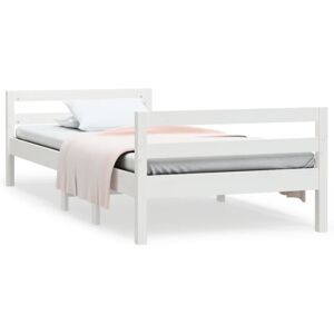 (white, 90 x 200 cm) vidaXL Bed Frame Wooden Bedstead Bed Base Mattress Foundati (white, 90 x 200 cm) vidaXL Bed Frame Wooden Bedstead Bed Base Mattress Foundati