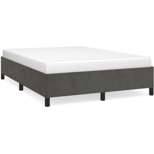 (dark grey, 35 cm/ 4ft6 double) vidaXL Bed Frame Mattress Foundation Bedroom Uph (dark grey, 35 cm/ 4ft6 double) vidaXL Bed Frame Mattress Foundation Bedroom Uph