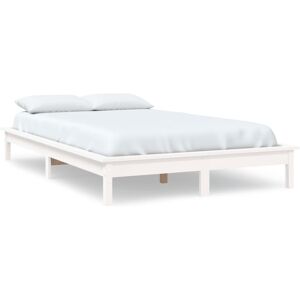 vidaXL Solid Wood Pine Bed Frame 150x200 cm - Bed Type vidaXL Solid Wood Pine Bed Frame 150x200 cm - Bed Type