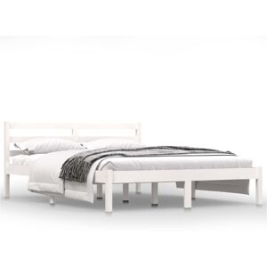 (white, 140 x 190 cm) vidaXL Bed Frame Bedroom Bedstead Bed Base Mattress Founda (white, 140 x 190 cm) vidaXL Bed Frame Bedroom Bedstead Bed Base Mattress Founda